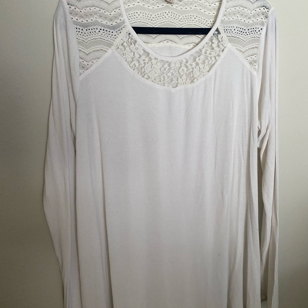 Knox Rose White Lace Blouse